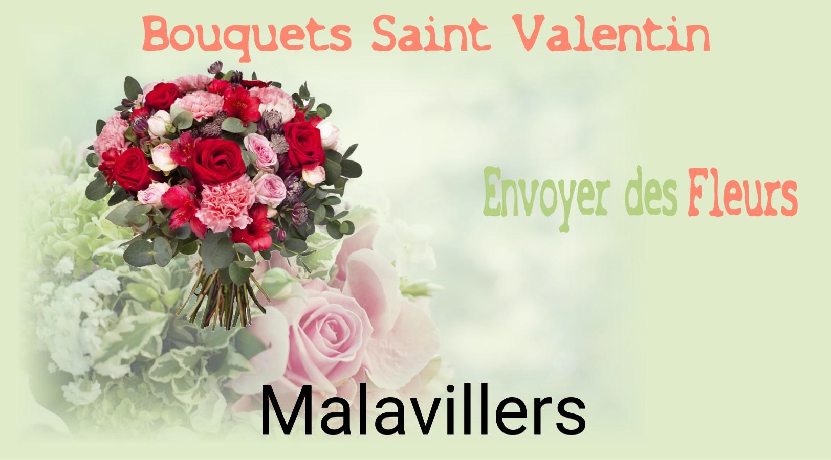 Roses de Saint-Valentin livrées à Malavillers